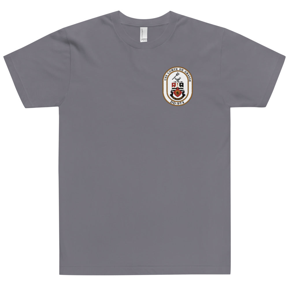 USS Comte De Grasse (DD-974) Ship's Crest T-Shirt