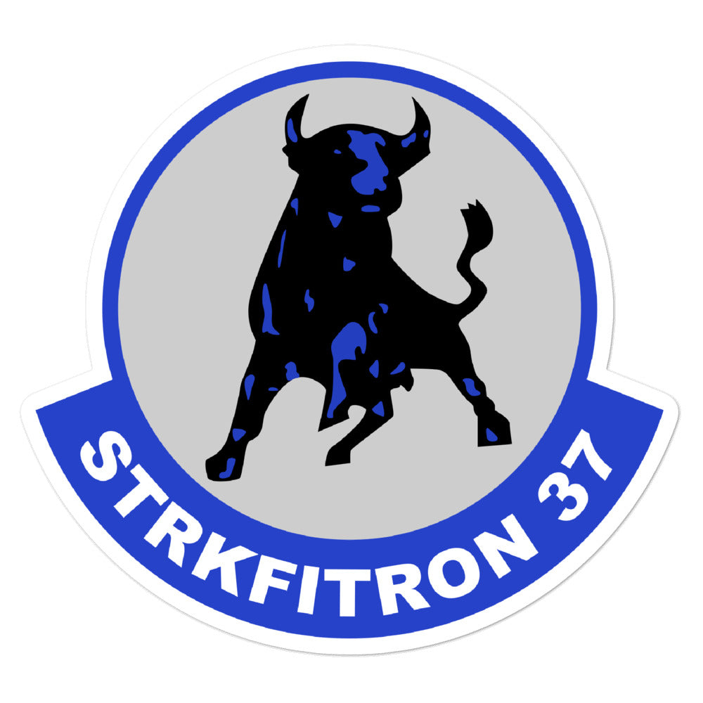 VFA-37 Ragin' Bulls Squadron Crest Vinyl Sticker
