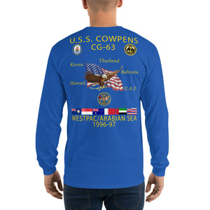 USS Cowpens (CG-63) 1996-97 Long Sleeve Cruise Shirt