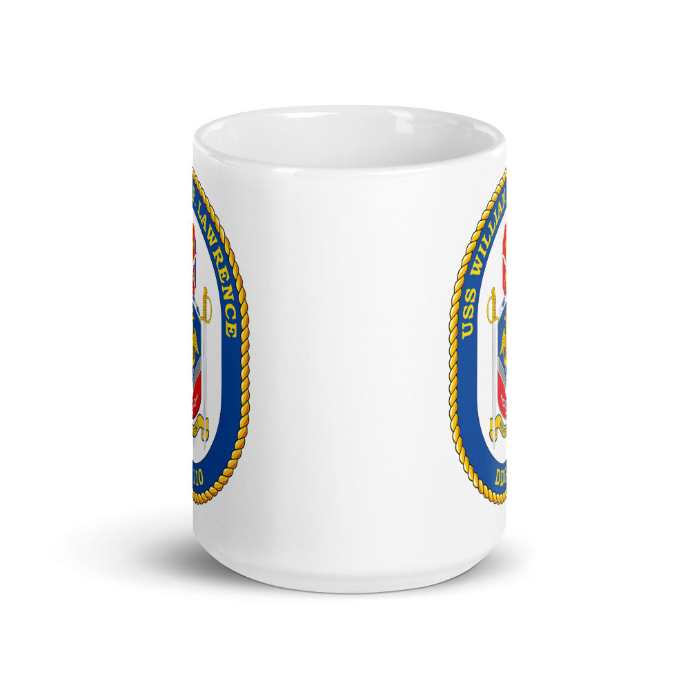 USS William P. Lawrence (DDG-110) Ship's Crest Mug
