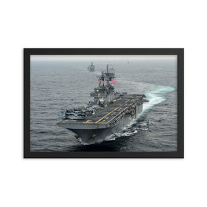 USS Boxer (LHD-4) Framed Ship Photo