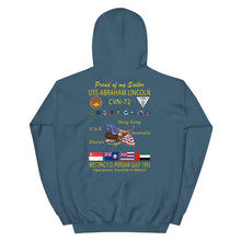 Load image into Gallery viewer, USS Abraham Lincoln (CVN-72) 1993 Cruise Hoodie - FAMILY