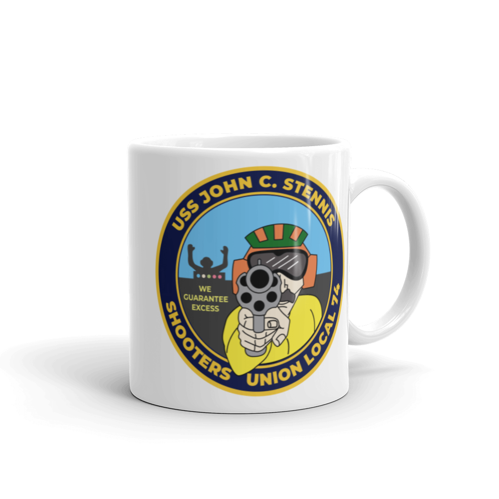 USS John C. Stennis (CVN-74) Shooters Union Local 74 Mug