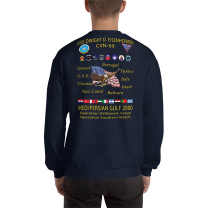 USS Dwight D. Eisenhower (CVN-69) 2000 Cruise Sweatshirt
