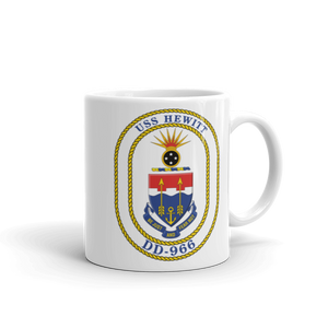 USS Hewitt (DD-966) Ship's Crest Mug