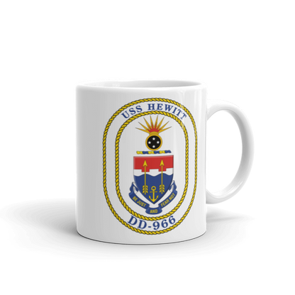 USS Hewitt (DD-966) Ship's Crest Mug