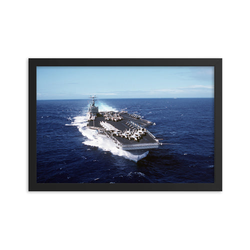 USS Abraham Lincoln (CVN-72) Framed Ship Photo