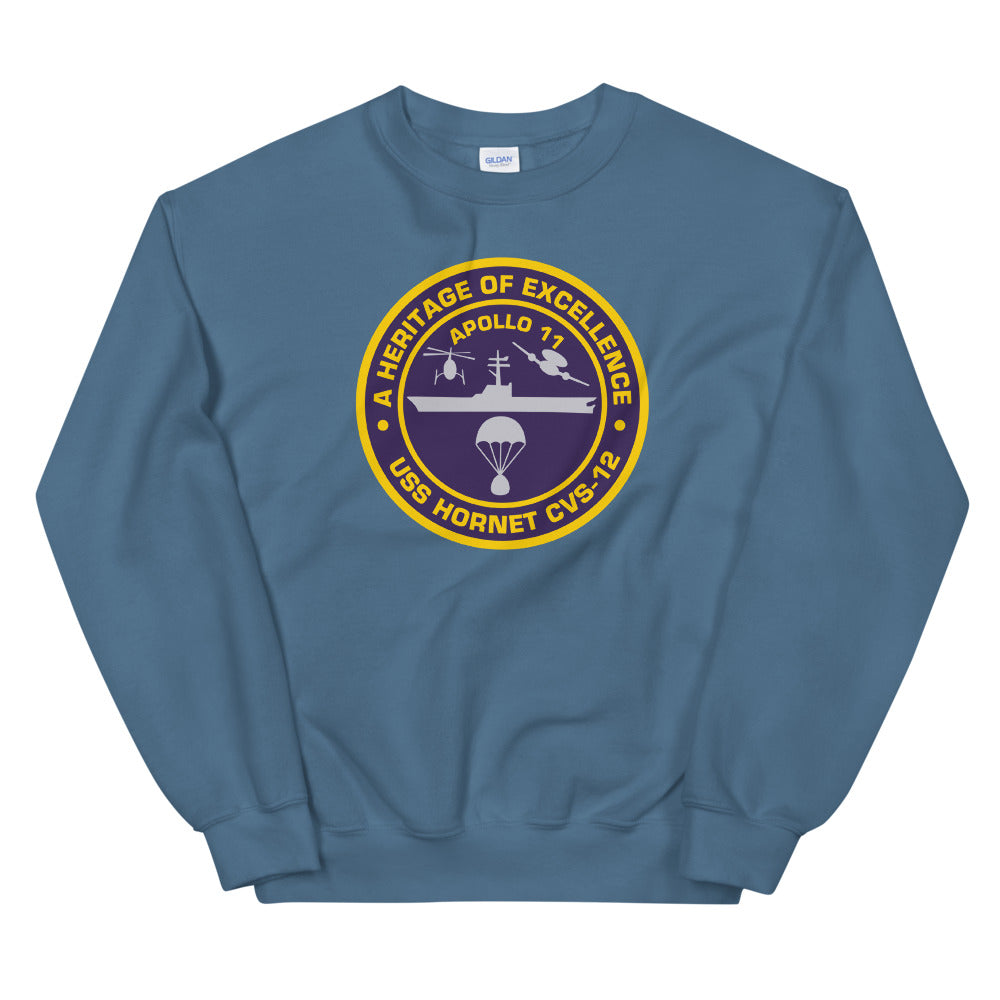 USS Hornet (CVS-12) Apollo 11 Sweatshirt