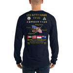USS Kitty Hawk (CV-63) 1992-93 Long Sleeve Cruise Shirt