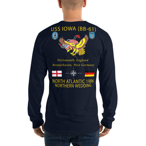 USS Iowa (BB-61) 1985 Long Sleeve Cruise Shirt