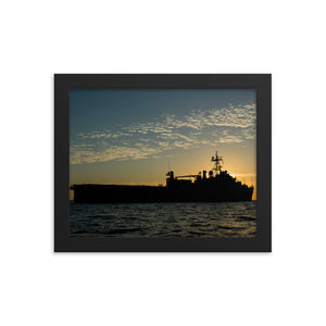 USS Ponce (LPD-15) Framed Ship Photo