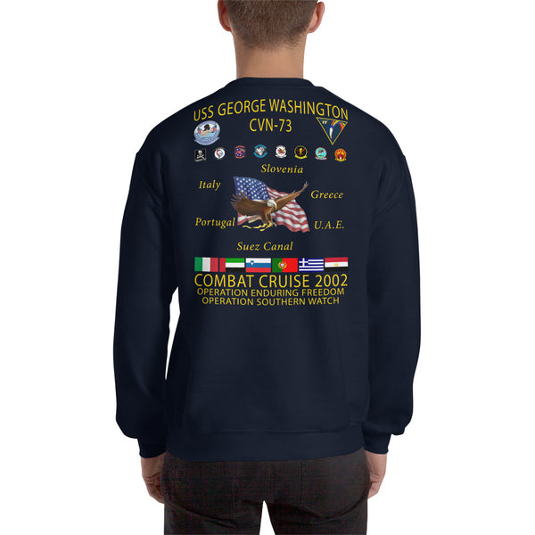 USS George Washington (CVN-73) 2002 Cruise Sweatshirt