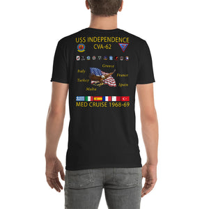 USS Independence (CVA-62) 1968-69 Cruise Shirt