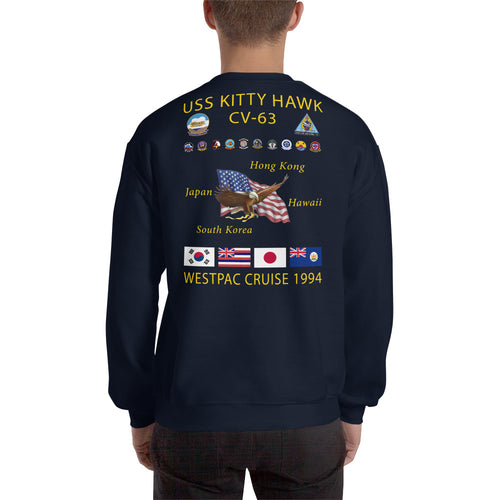 USS Kitty Hawk (CV-63) 1994 Cruise Sweatshirt