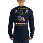 USS Intrepid (CVS-11) 1972-73 Long Sleeve Cruise Shirt