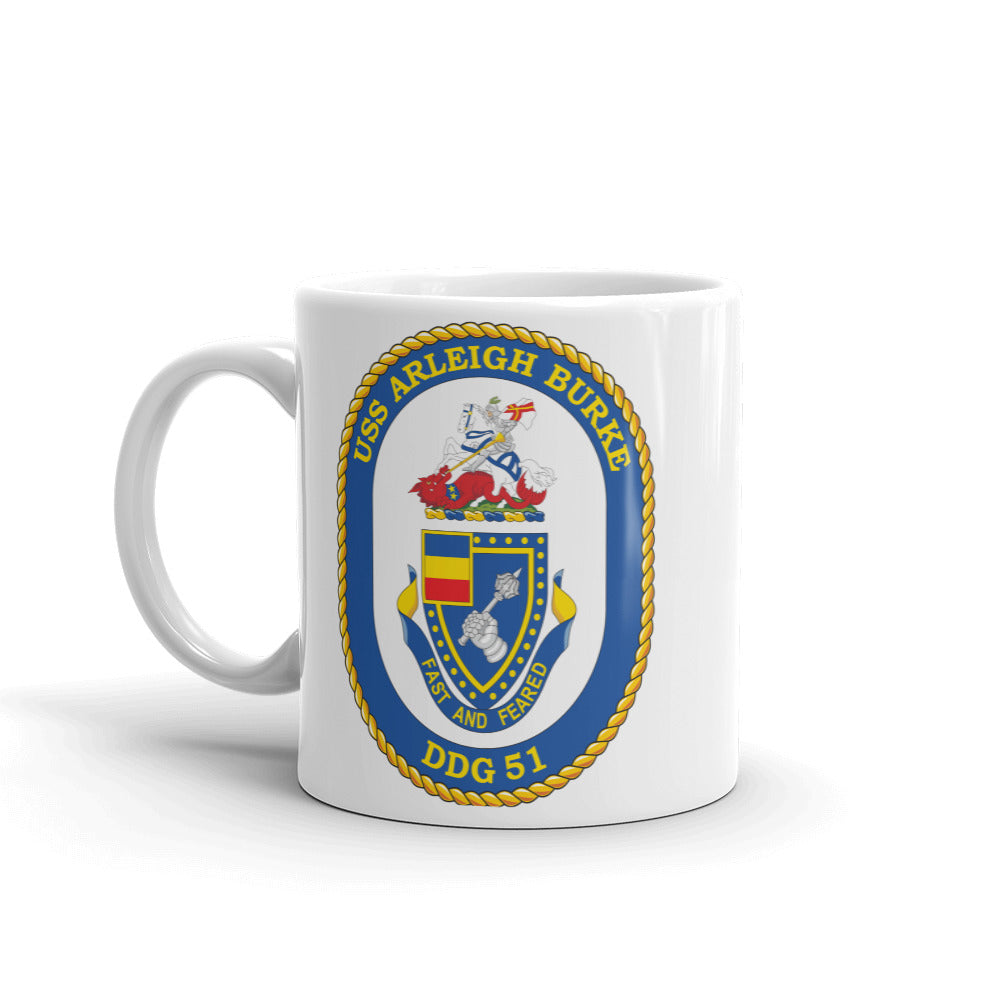 USS Arleigh Burke (DDG-51) Ship's Crest Mug