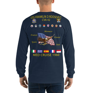 USS Franklin D. Roosevelt (CVA-42) 1960 Long Sleeve Cruise Shirt