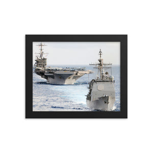 USS Mobile Bay (CG-53) Framed Ship Photo