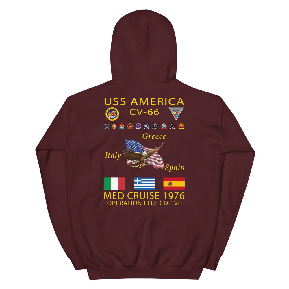 USS America (CV-66) 1976 Cruise Hoodie
