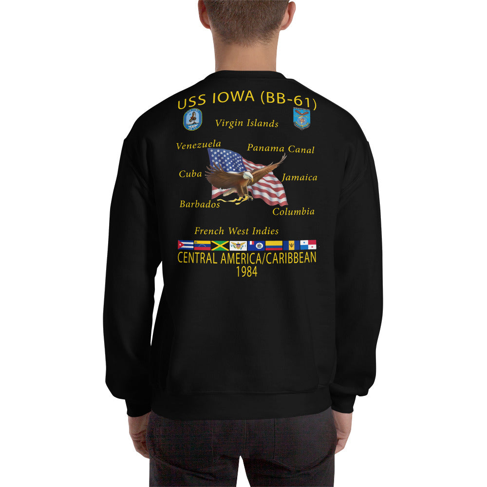 USS Iowa (BB-61) 1984 Cruise Sweatshirt