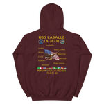 USS LASALLE (AGF-3) Custom Cruise Hoodie