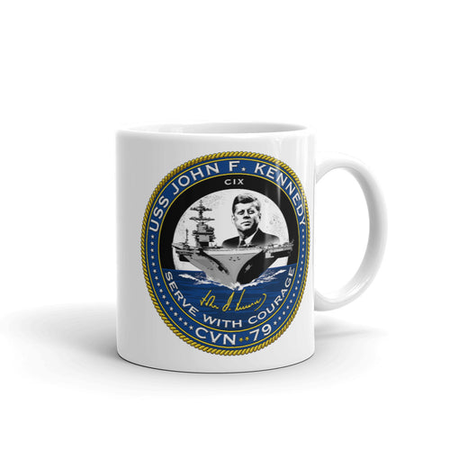 USS John F. Kennedy (CVN-79) Ship's Crest Mug