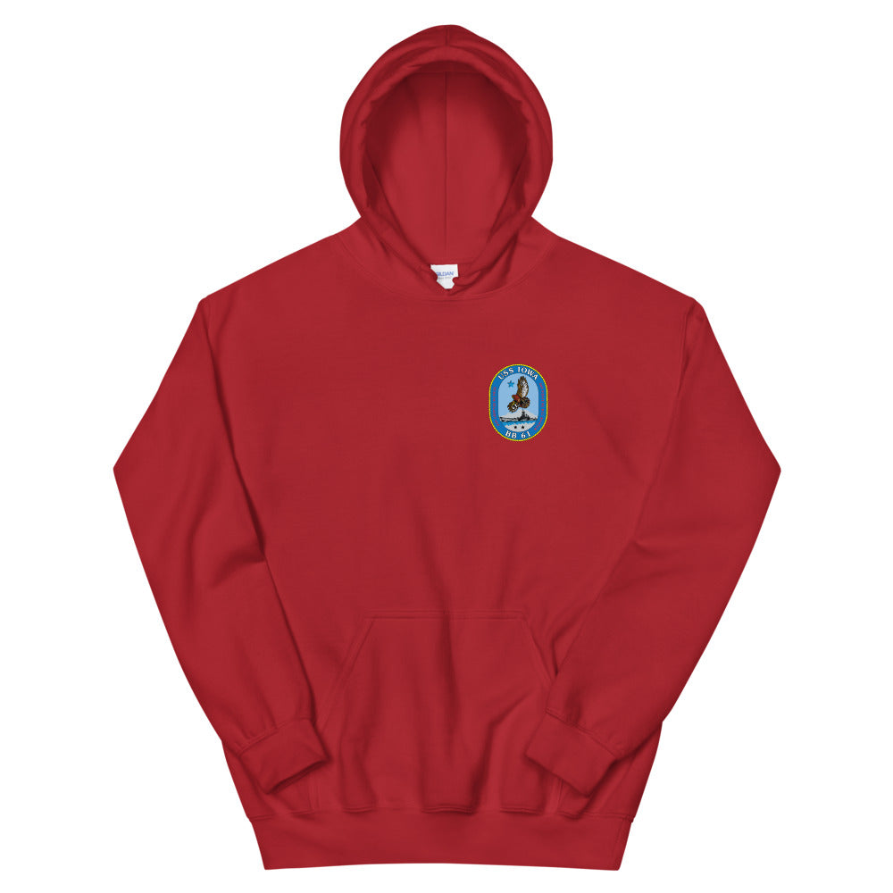 USS Iowa (BB-61) Ship's Crest Hoodie