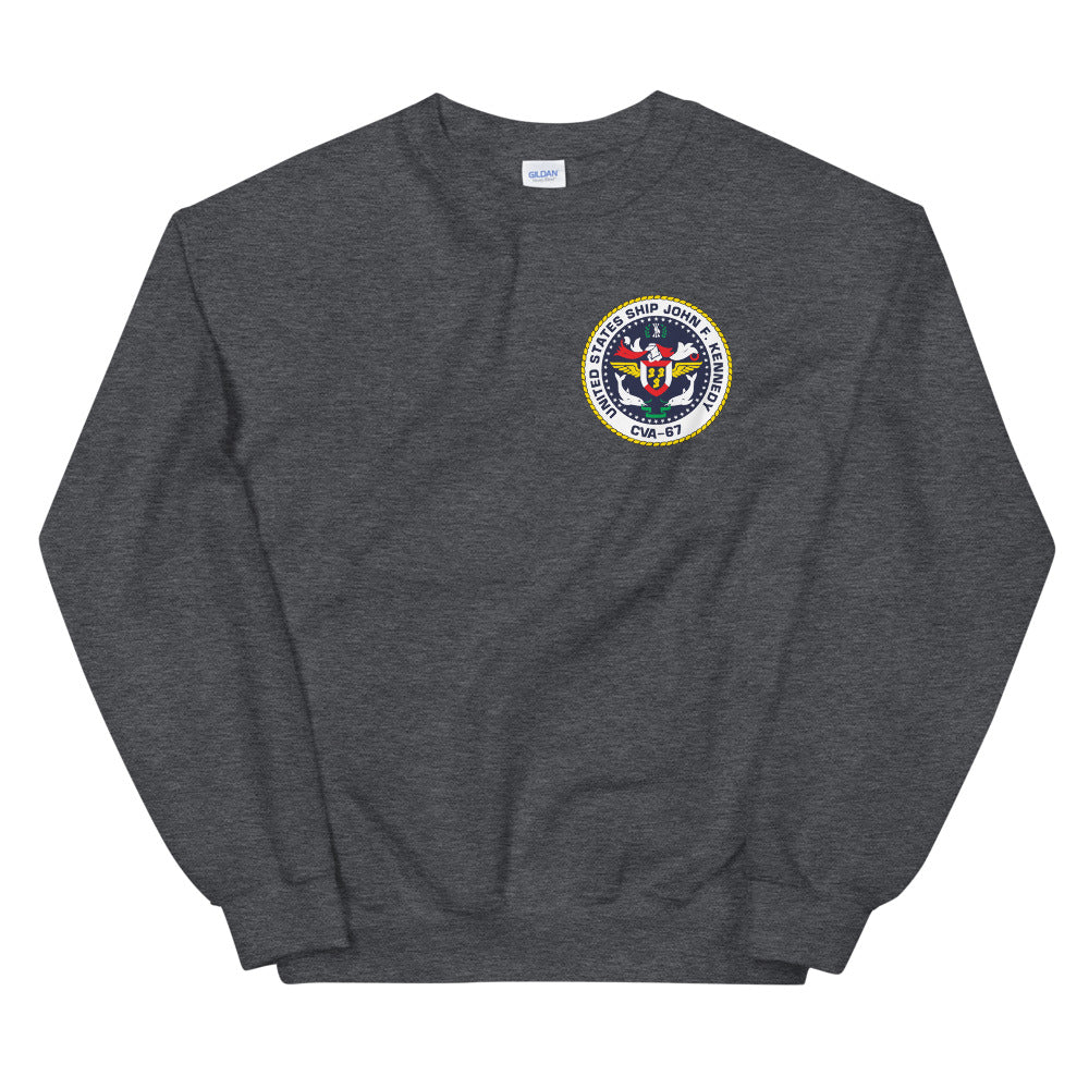 USS John F. Kennedy (CVA-67) Shooters Union Local 67 Sweatshirt