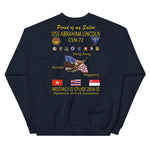 USS Abraham Lincoln (CVN-72) 2004-05 Cruise Sweatshirt - Family