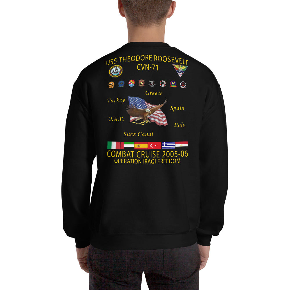 USS Theodore Roosevelt (CVN-71) 2005-06 Cruise Sweatshirt