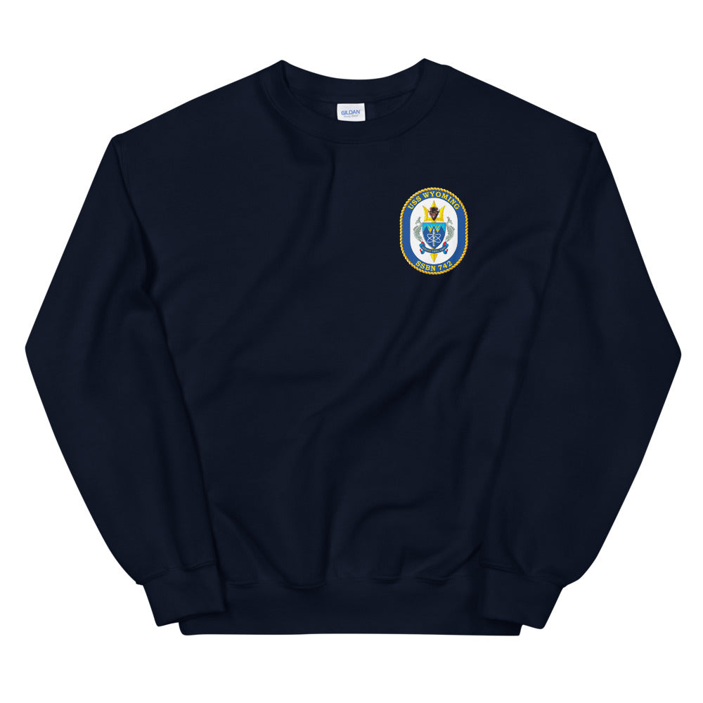 USS Wyoming (SSBN-742) Ship's Crest Sweatshirt