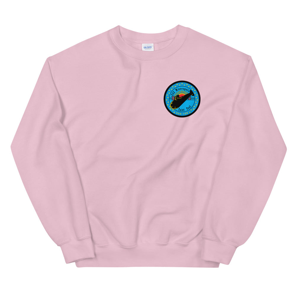 USS Minneapolis-Saint Paul (SSN-708) Ship's Crest Sweatshirt