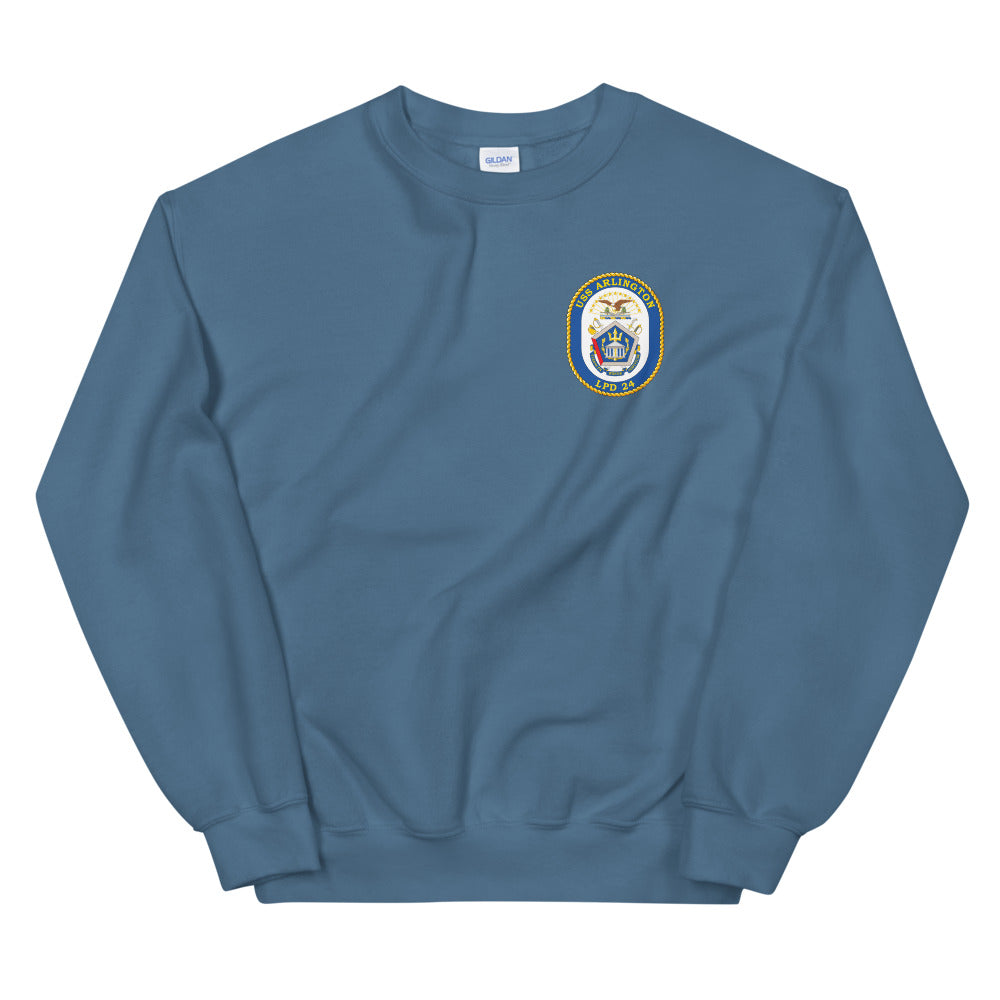 USS Arlington (LPD-24) Ship's Crest Sweatshirt