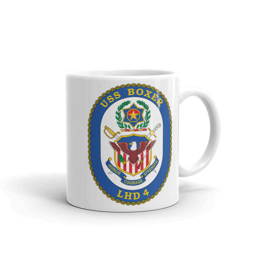USS Boxer (LHD-4) Ship's Crest Mug