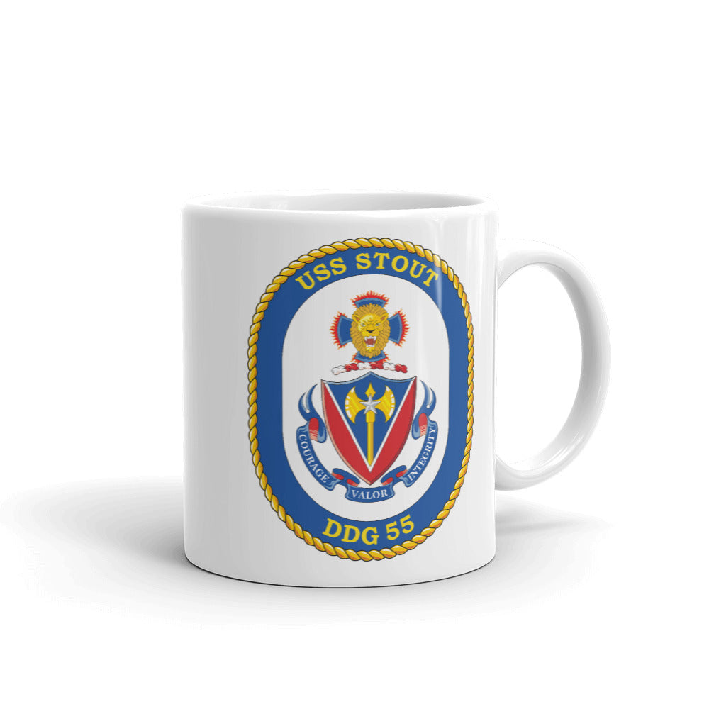 USS Stout (DDG-55) Ship's Crest Mug