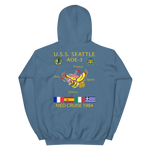 USS Seattle (AOE-3) 1984 Cruise Hoodie