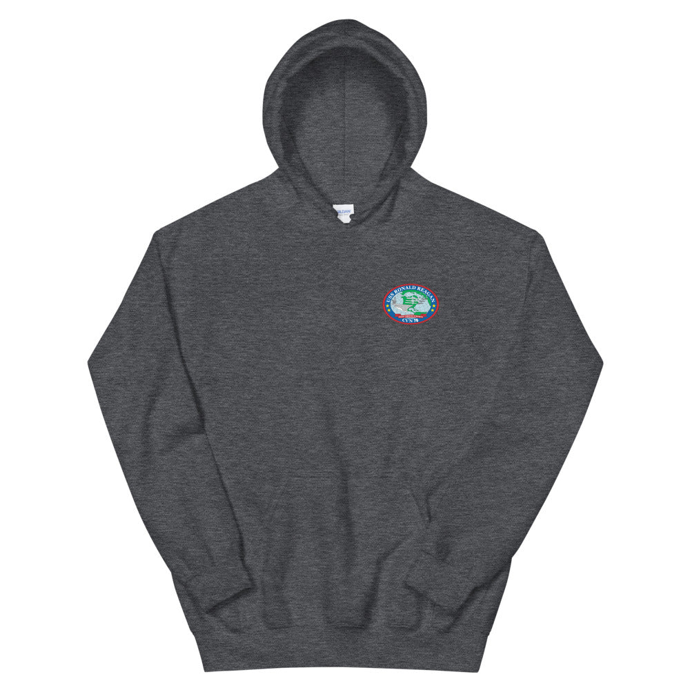 USS Ronald Reagan (CVN-76) Ship's Crest Hoodie