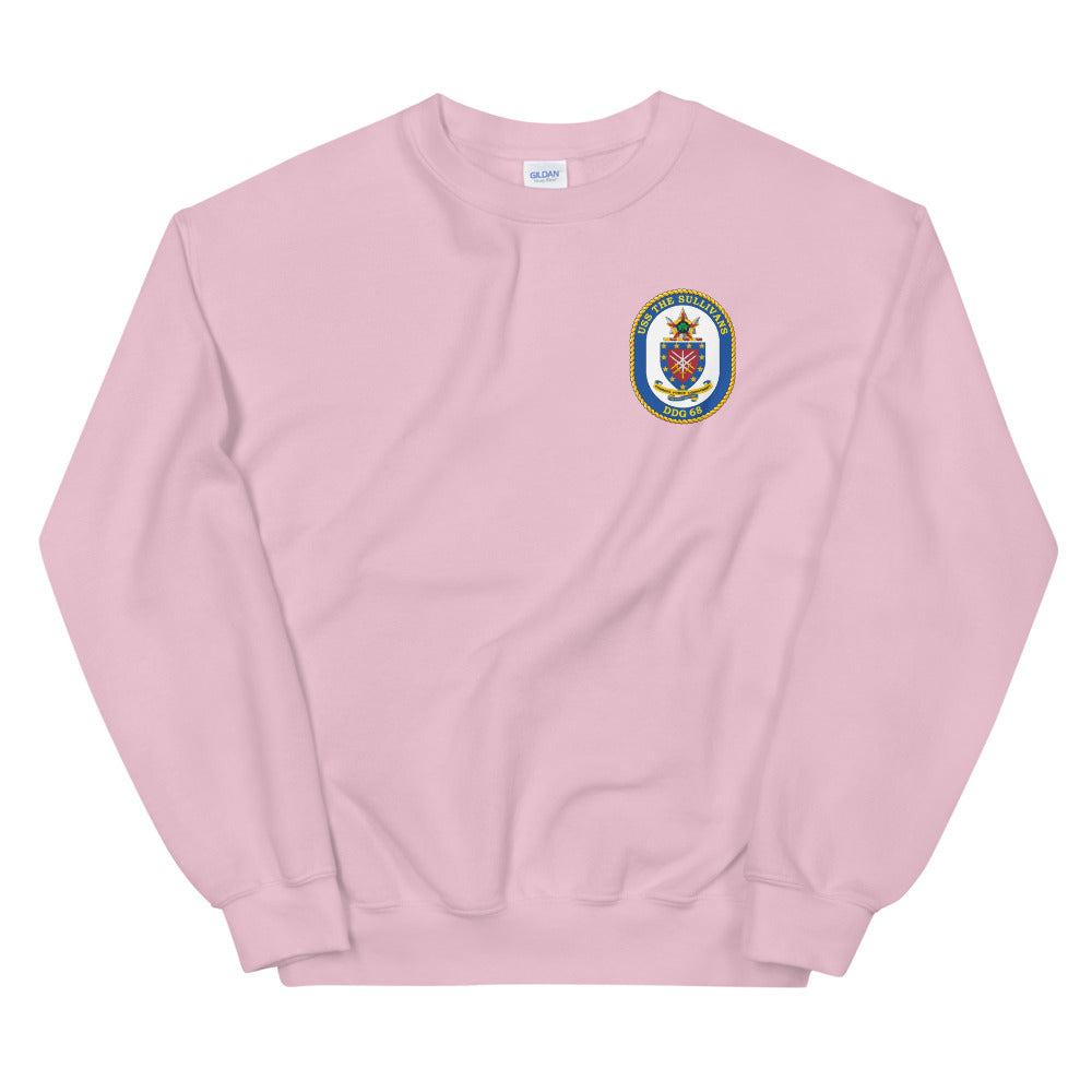 USS The Sullivans (DDG-68) Ship's Crest Sweatshirt