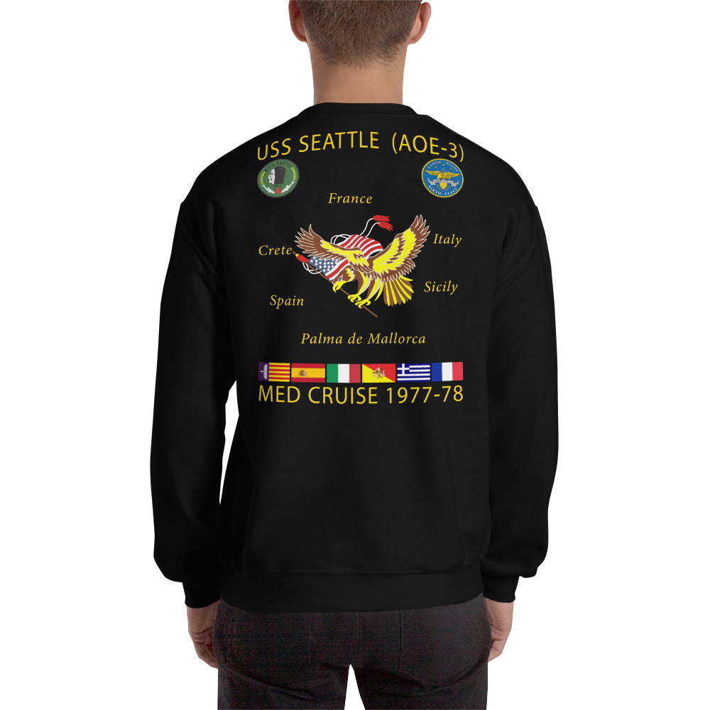 USS Seattle (AOE-3) 1977-78 Cruise Sweatshirt