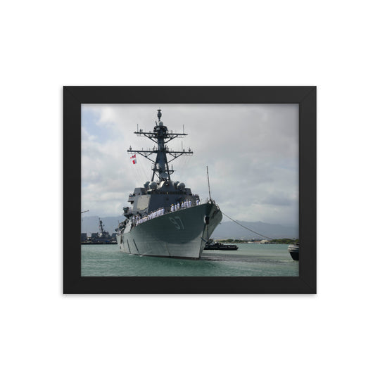 USS Halsey (DDG-97) Framed Ship Photo