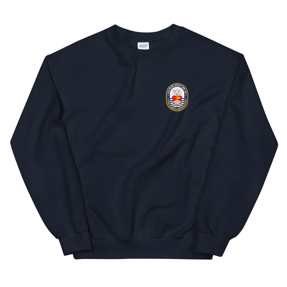 USS New Jersey (BB-62) Ship's Crest Sweatshirt