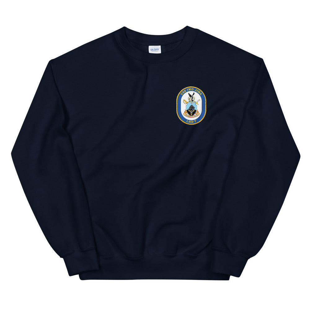 USS Iwo Jima (LHD-7) Ship's Crest Sweatshirt