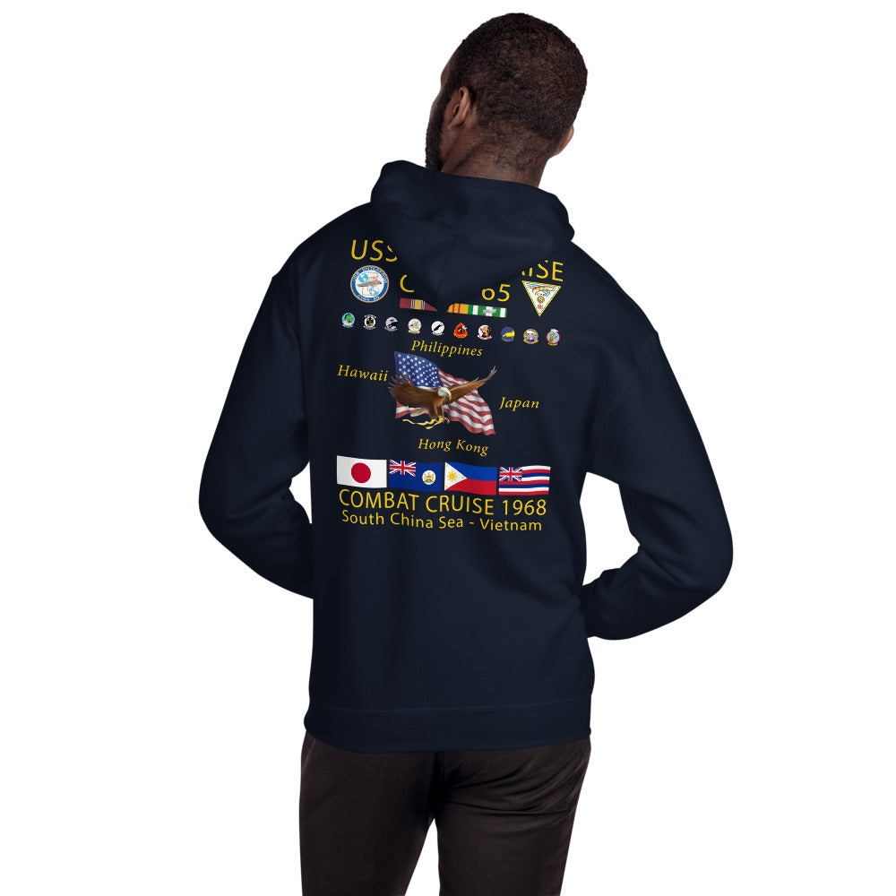 USS Enterprise (CVAN-65) 1968 Cruise Hoodie
