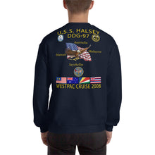 Load image into Gallery viewer, USS Halsey (DDG-97) 2008 Cruise Sweatshirt