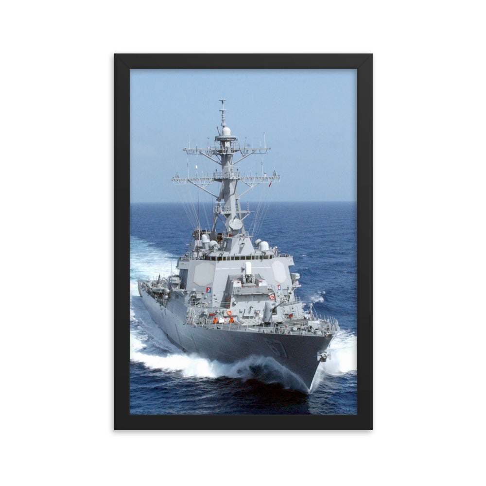 USS Cole (DDG-67) Framed Ship Photo