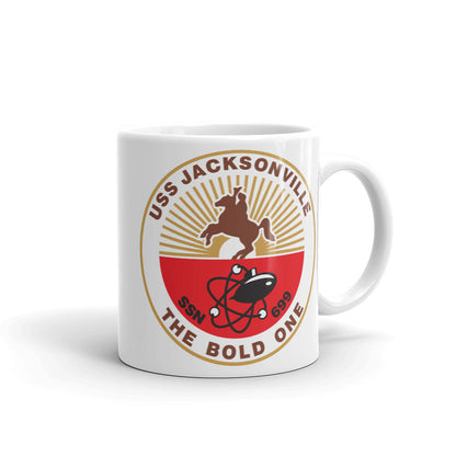 USS Jacksonville (SSN-699) Ship's Crest Mug