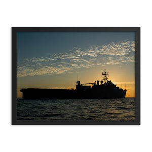 USS Ponce (LPD-15) Framed Ship Photo