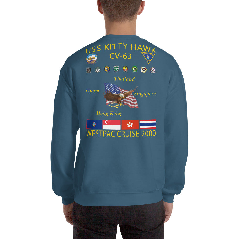 USS Kitty Hawk (CV-63) 2000 Cruise Sweatshirt