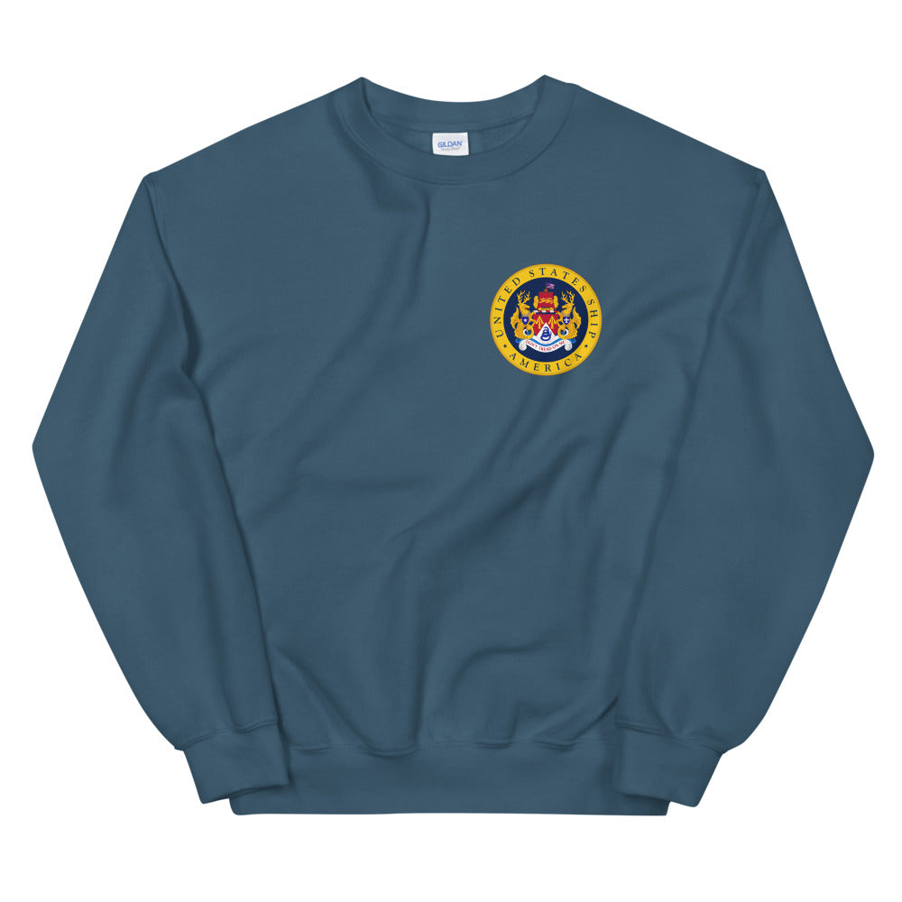 USS America (CVA/CV-66) Ship's Crest Sweatshirt