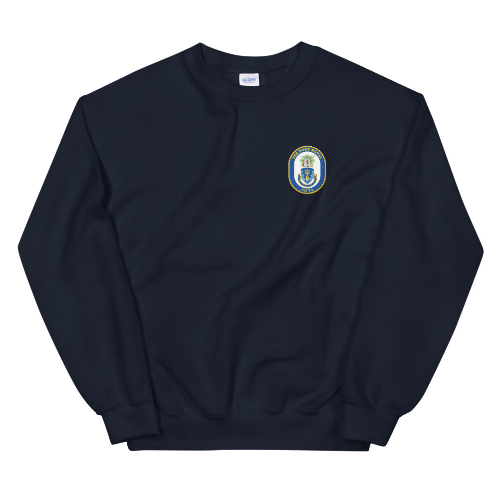 USS Port Royal (CG-73) Ship's Crest Sweatshirt